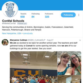 Featured image of article: Follow The ConVal School District On Twitter