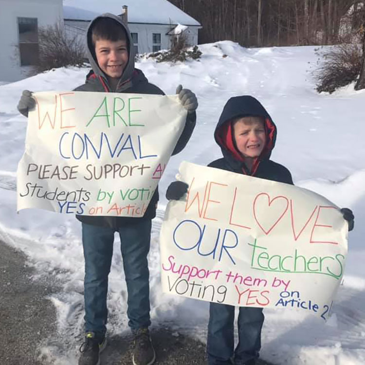 Featured image of article: A Thank You To Voters From The ConVal School Board
